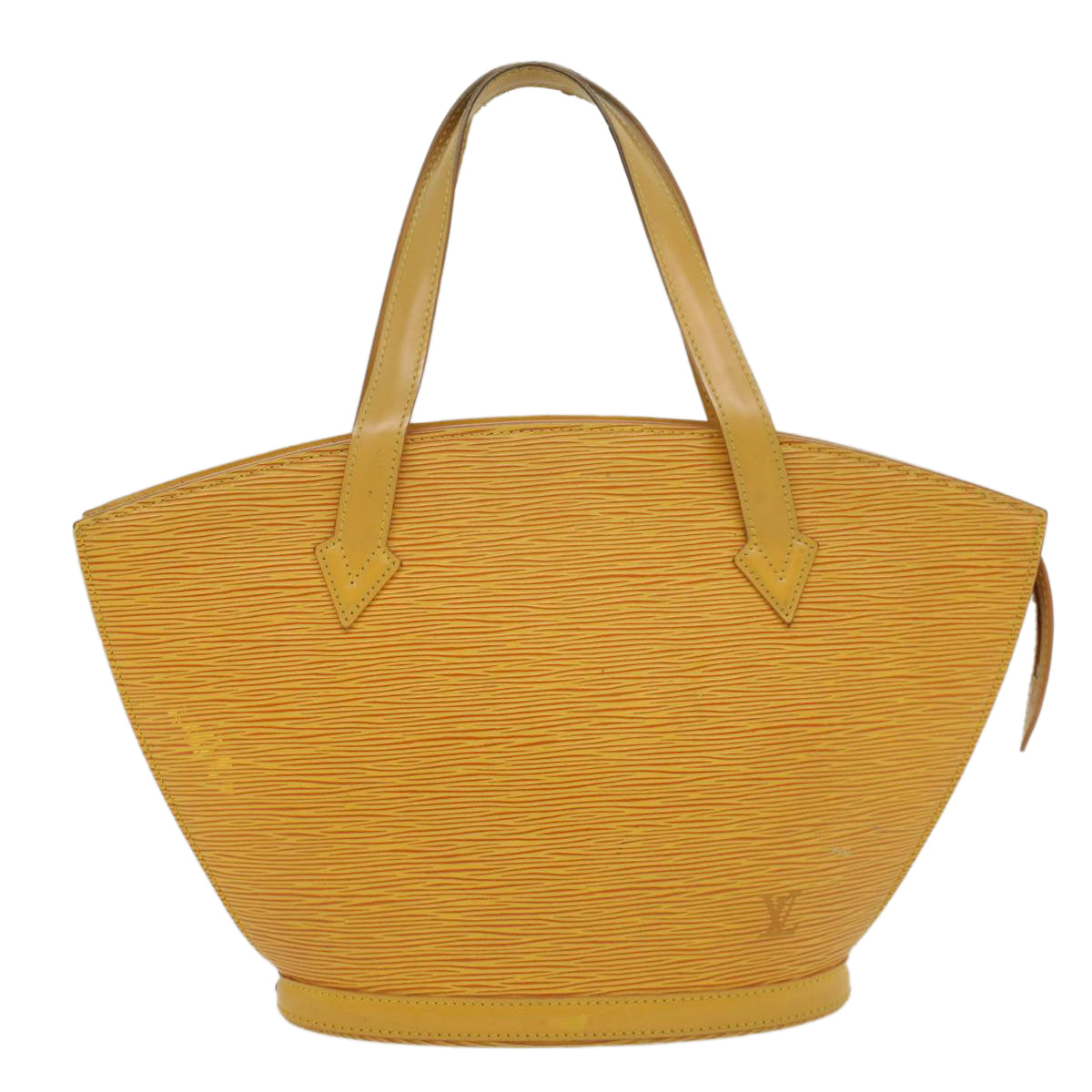 LOUIS VUITTON Epi Saint Jacques Hand Bag Yellow M52279 LV Auth 54922