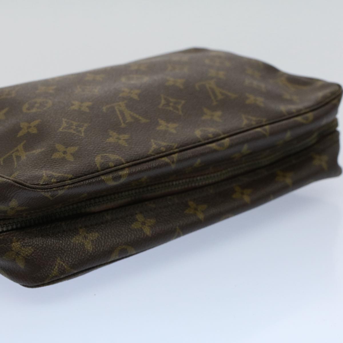 LOUIS VUITTON Monogram Trousse Toilette 28 Clutch Bag M47522 LV Auth 54924