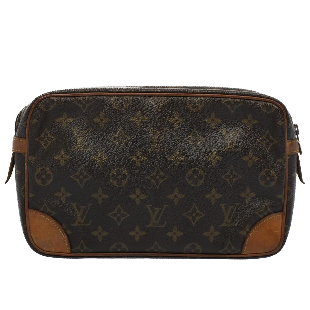 LOUIS VUITTON Monogram Compiegne 28 Clutch Bag M51845 LV Auth 54940 - 0