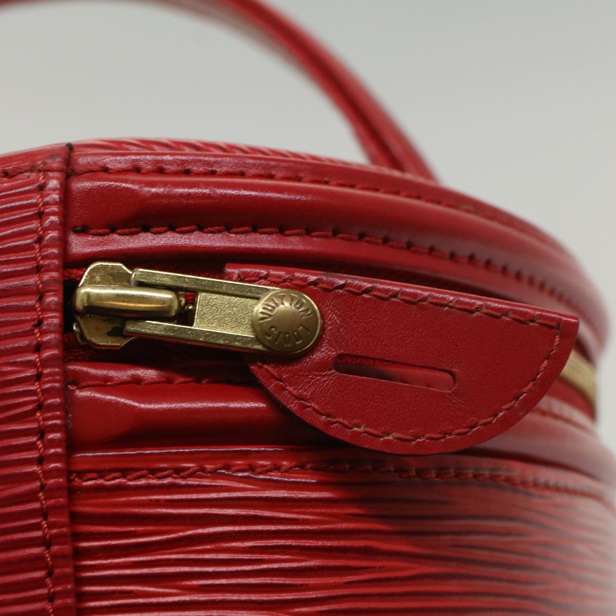 LOUIS VUITTON Epi Cannes Hand Bag Red M48037 LV Auth 54941