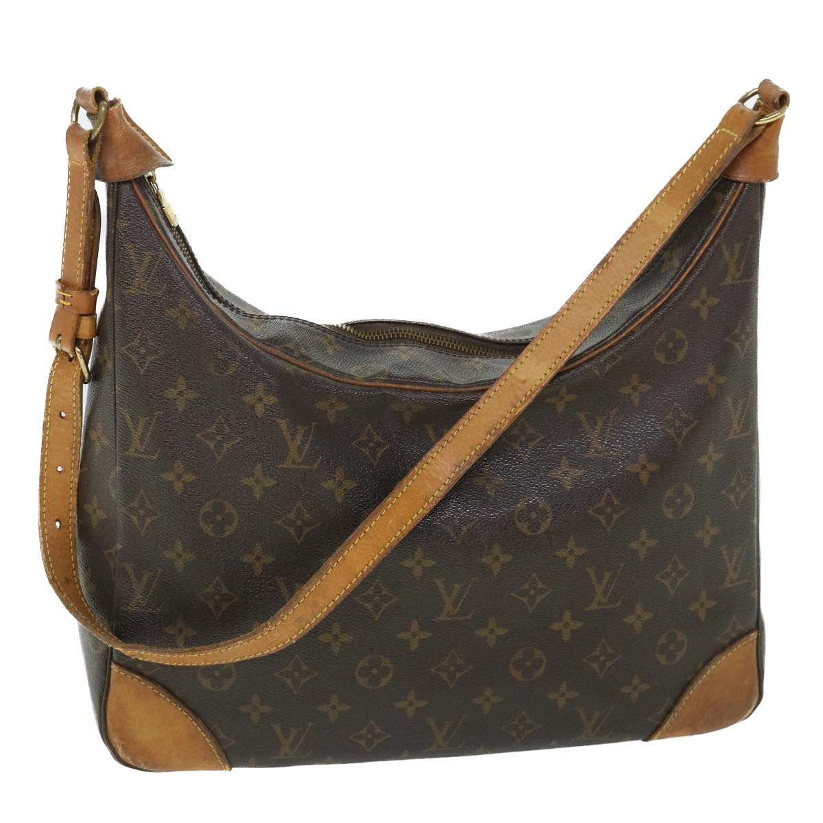 LOUIS VUITTON Monogram Boulogne 35 Shoulder Bag M51260 LV Auth 54950