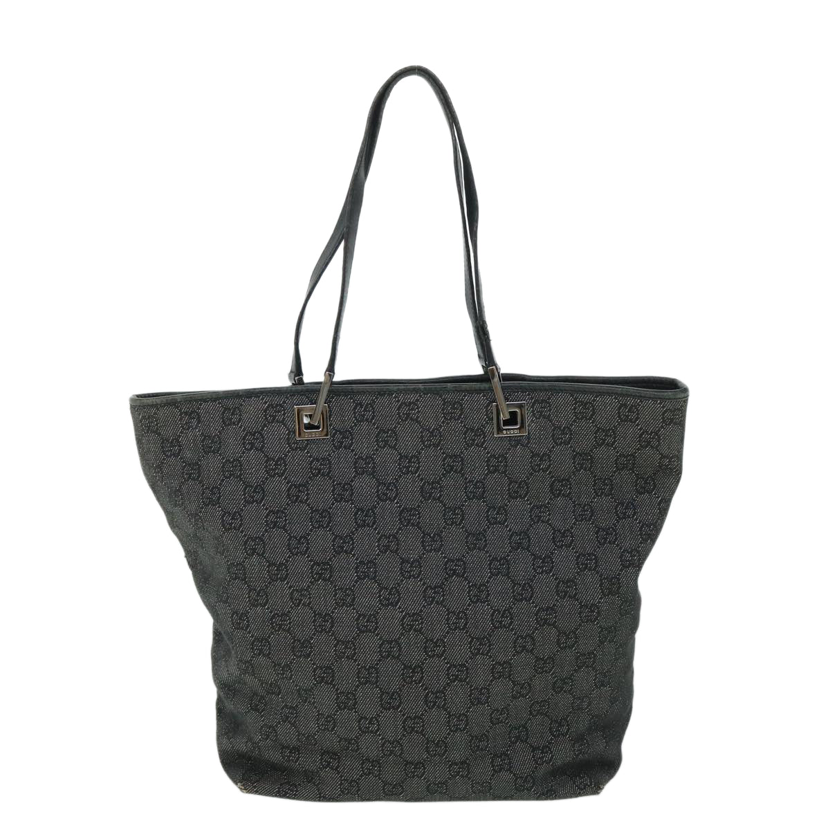 GUCCI GG Canvas Tote Bag Black 31243 Auth 54961 - 0