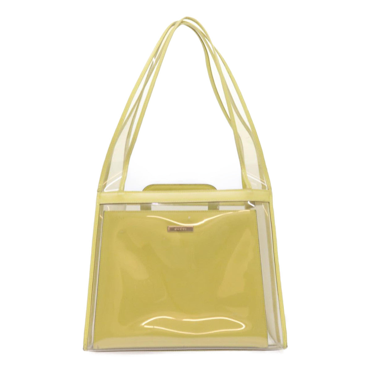 GUCCI Shoulder Bag Vinyl Yellow 001.2058.1773.5 Auth 54968 - 0