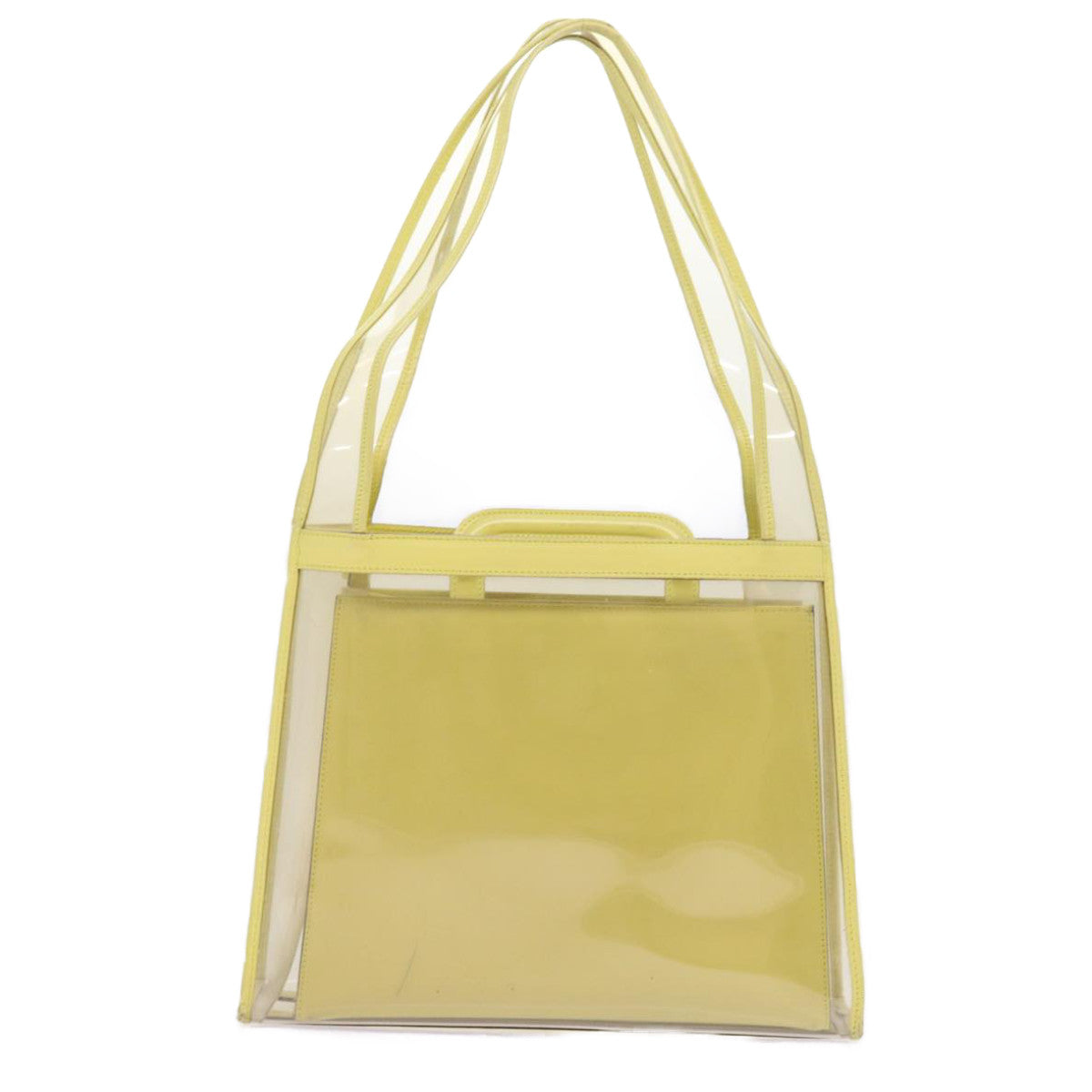 GUCCI Shoulder Bag Vinyl Yellow 001.2058.1773.5 Auth 54968