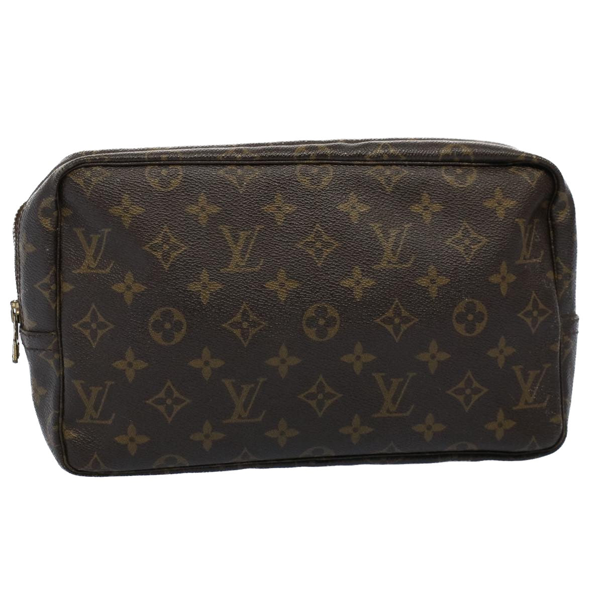 LOUIS VUITTON Monogram Trousse Toilette 28 Clutch Bag M47522 LV Auth 54980