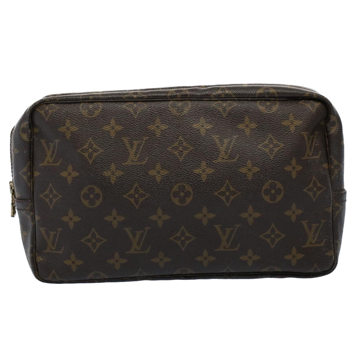 LOUIS VUITTON Monogram Trousse Toilette 28 Clutch Bag M47522 LV Auth 54980