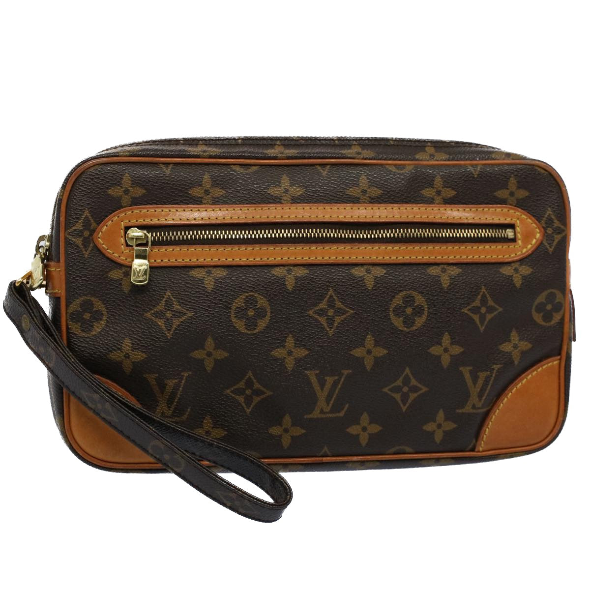 LOUIS VUITTON Monogram Marly Dragonne GM Clutch Bag M51825 LV Auth 54981