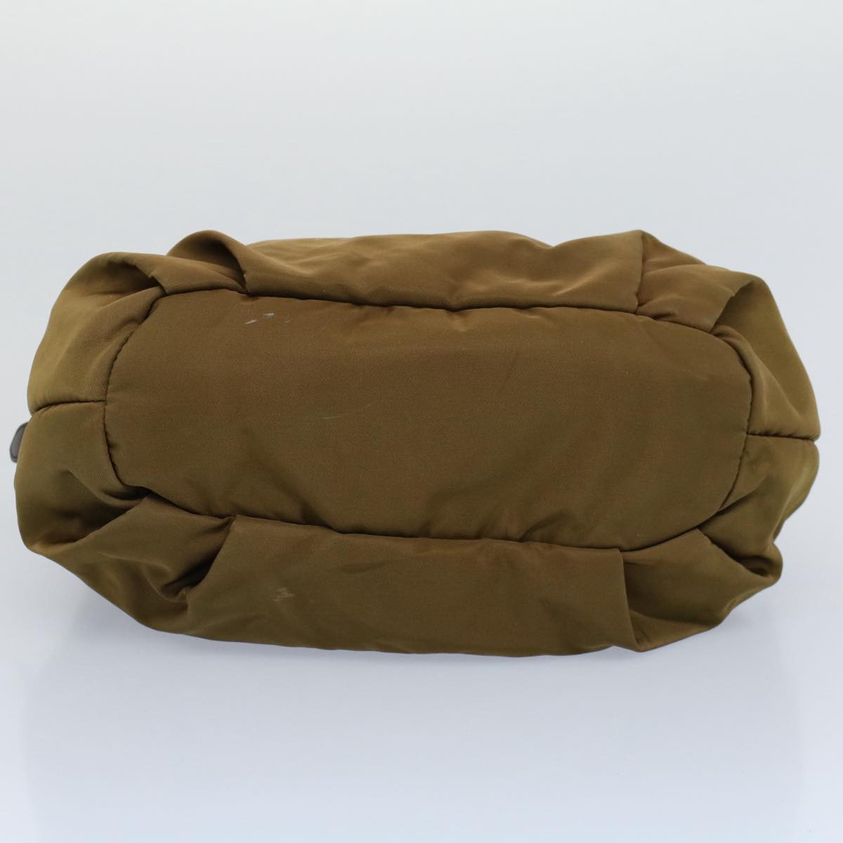 PRADA Shoulder Bag Nylon Brown Auth 54985