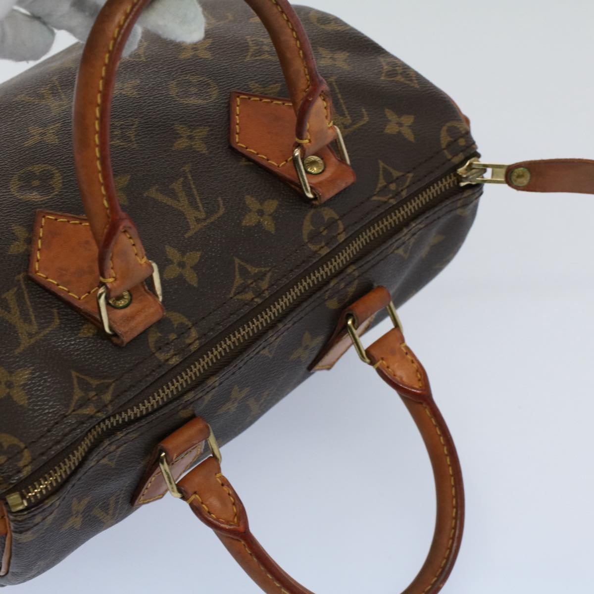 LOUIS VUITTON Monogram Speedy 25 Hand Bag M41528 LV Auth 54993