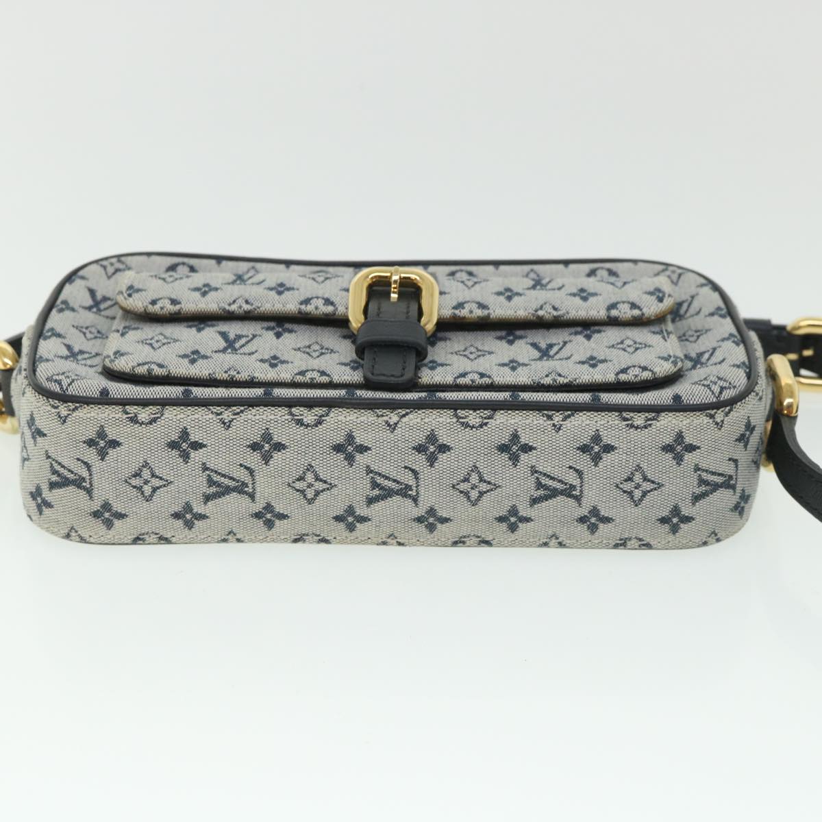 LOUIS VUITTON Monogram Mini Juliet MM Shoulder Bag Blue M92004 LV Auth 54995