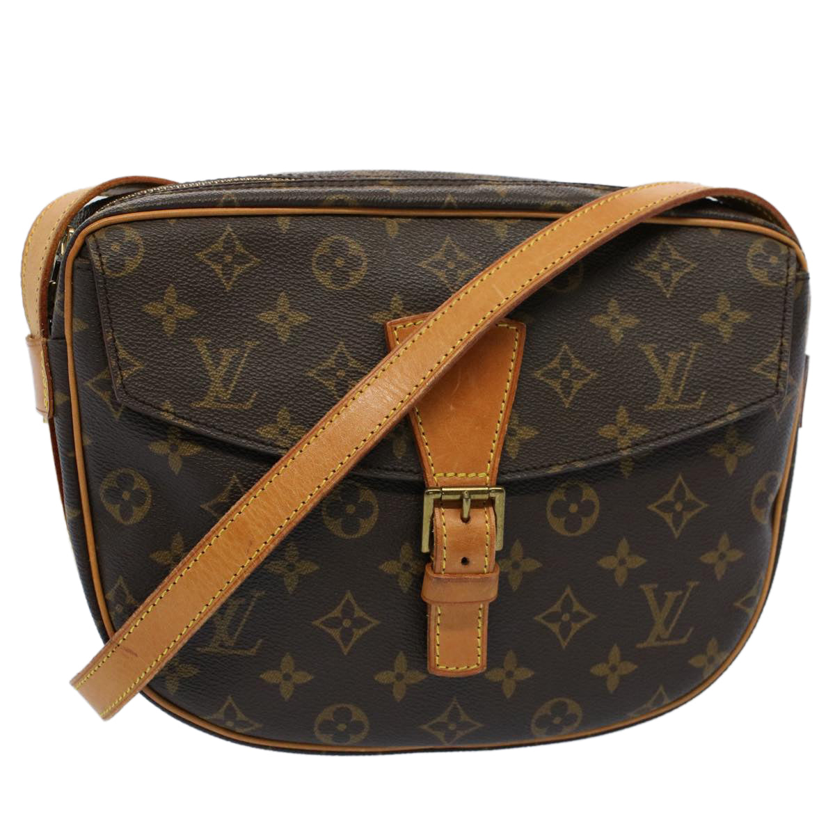 LOUIS VUITTON Monogram Jeune Fille GM Shoulder Bag M51225 LV Auth 55006