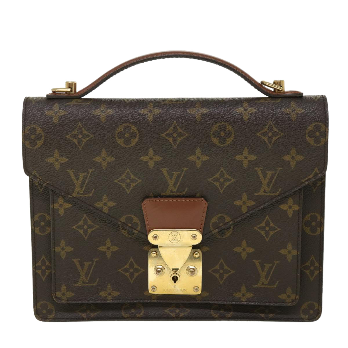 LOUIS VUITTON Monogram Monceau 26 Shoulder Bag 2way M51187 LV Auth 55010