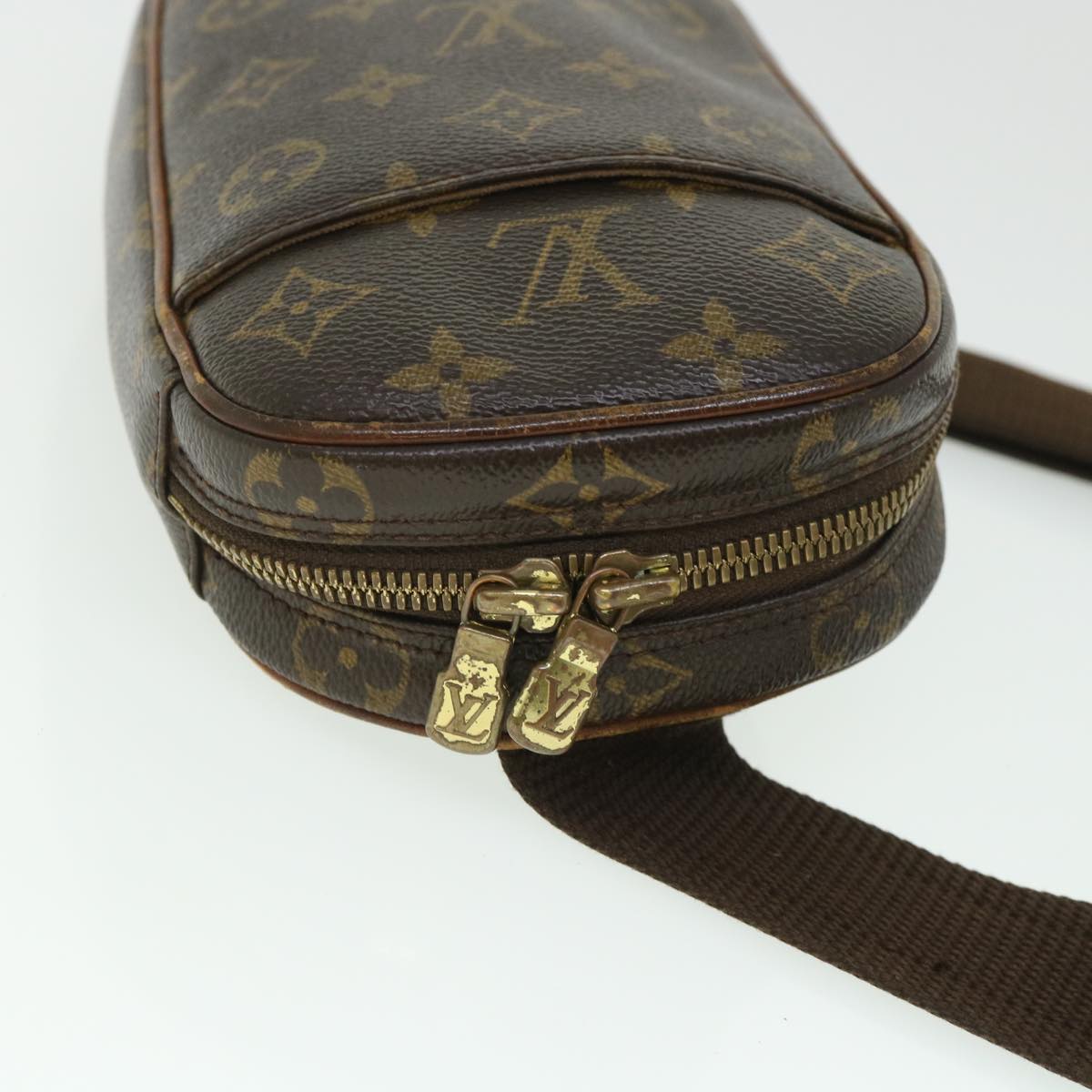 LOUIS VUITTON Monogram Pochette Gange Shoulder Bag M51870 LV Auth 55012