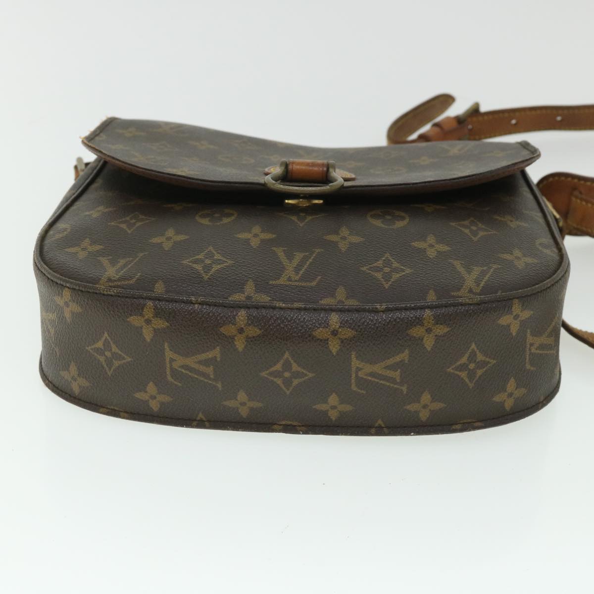 LOUIS VUITTON Monogram Saint Cloud GM Shoulder Bag M51242 LV Auth 55030