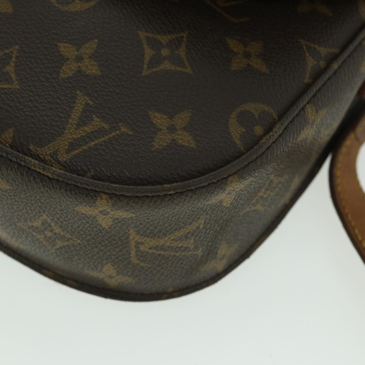 LOUIS VUITTON Monogram Saint Cloud GM Shoulder Bag M51242 LV Auth 55030