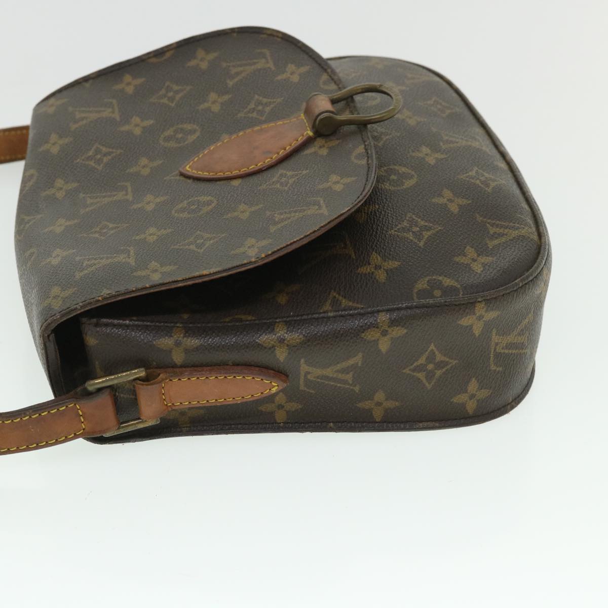 LOUIS VUITTON Monogram Saint Cloud GM Shoulder Bag M51242 LV Auth 55030