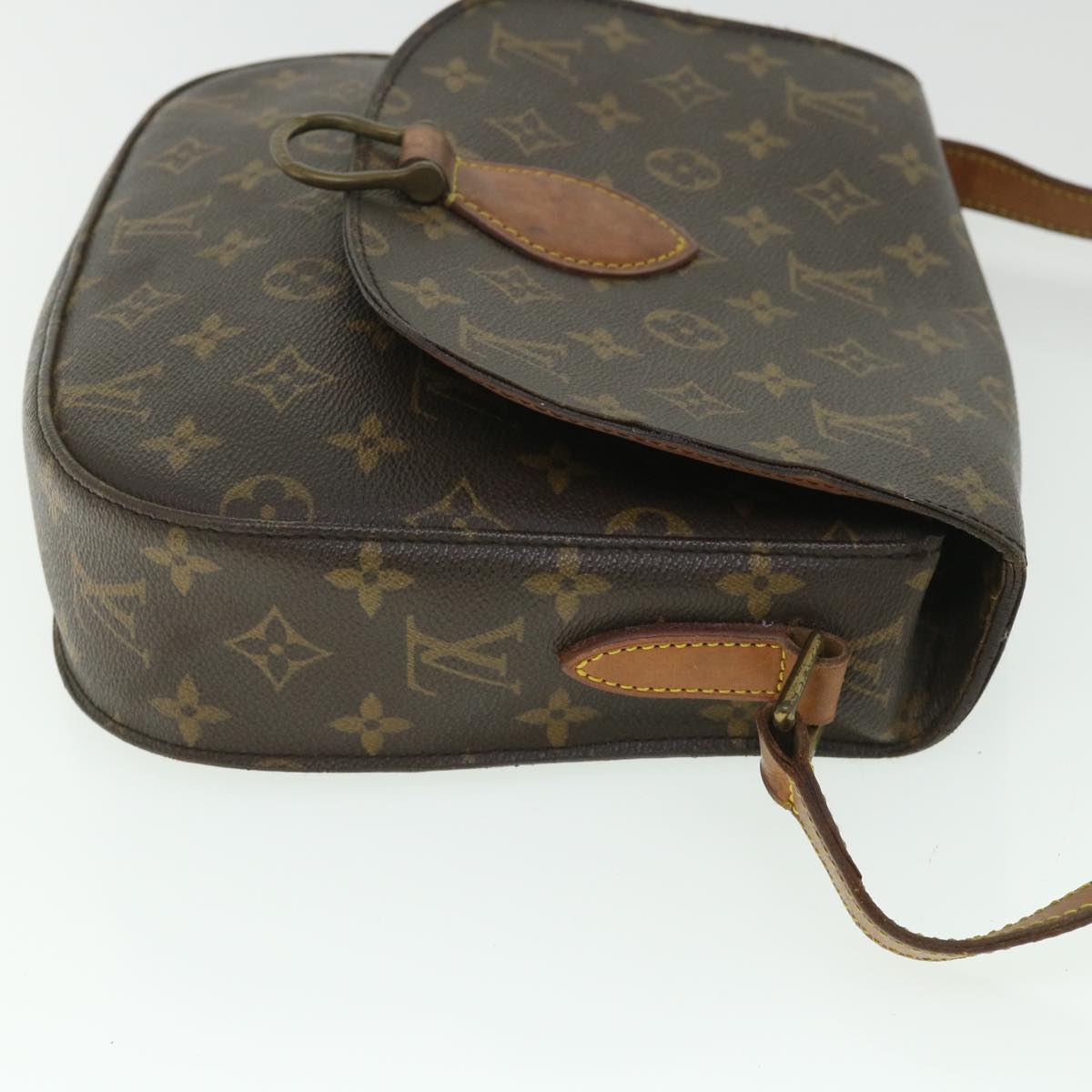 LOUIS VUITTON Monogram Saint Cloud GM Shoulder Bag M51242 LV Auth 55030