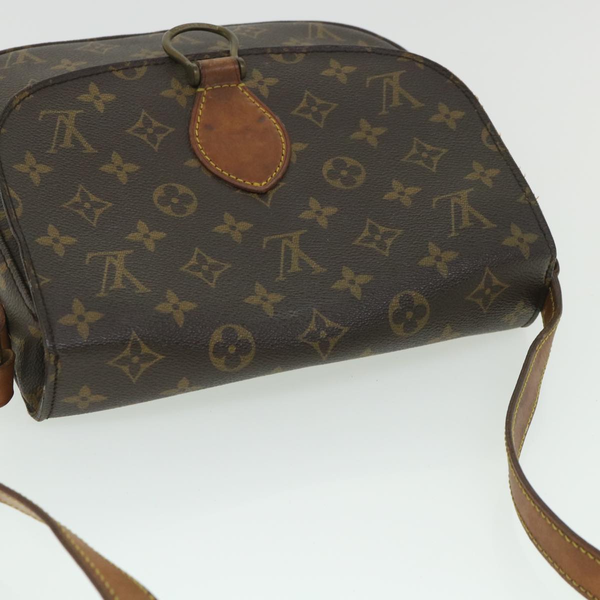 LOUIS VUITTON Monogram Saint Cloud GM Shoulder Bag M51242 LV Auth 55030