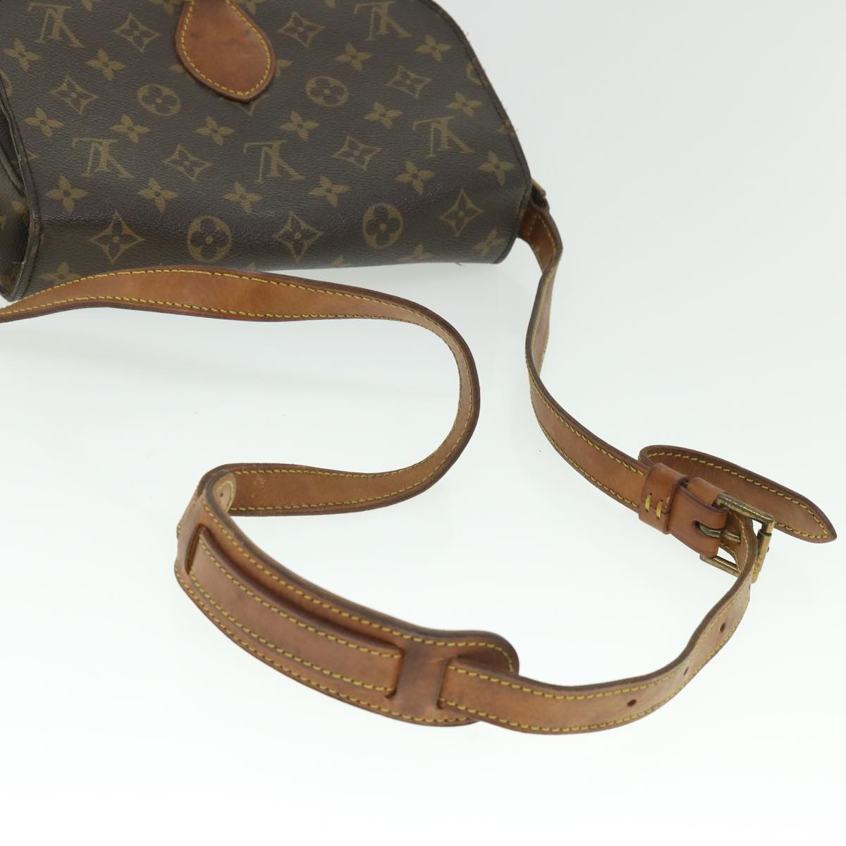 LOUIS VUITTON Monogram Saint Cloud GM Shoulder Bag M51242 LV Auth 55030