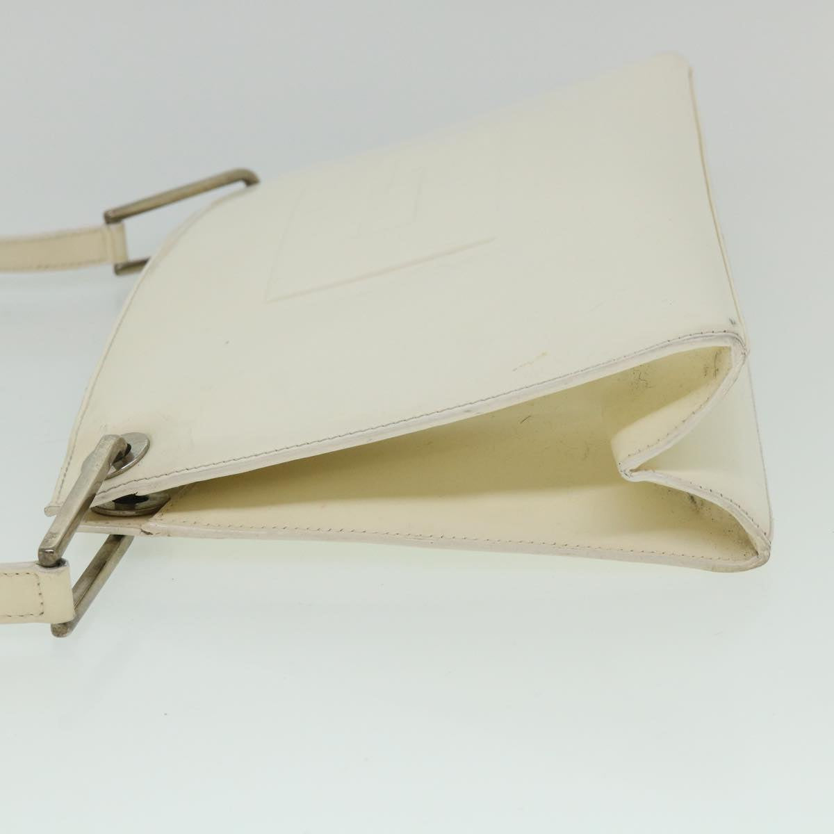 GUCCI Shoulder Bag Patent leather White 001 3034 Auth 55032