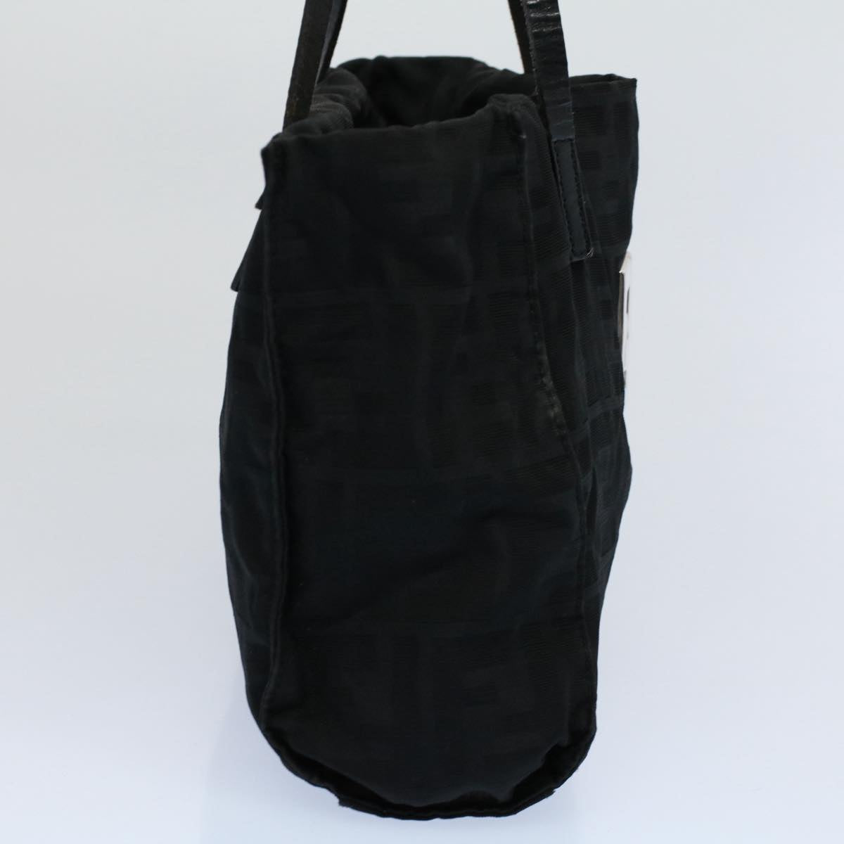 FENDI Zucca Canvas Tote Bag Black Auth 55033