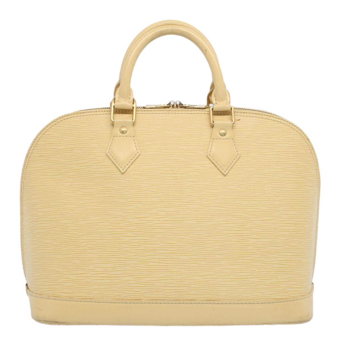 LOUIS VUITTON Epi Alma Hand Bag Cream Vanilla M5214A LV Auth 55059 - 0