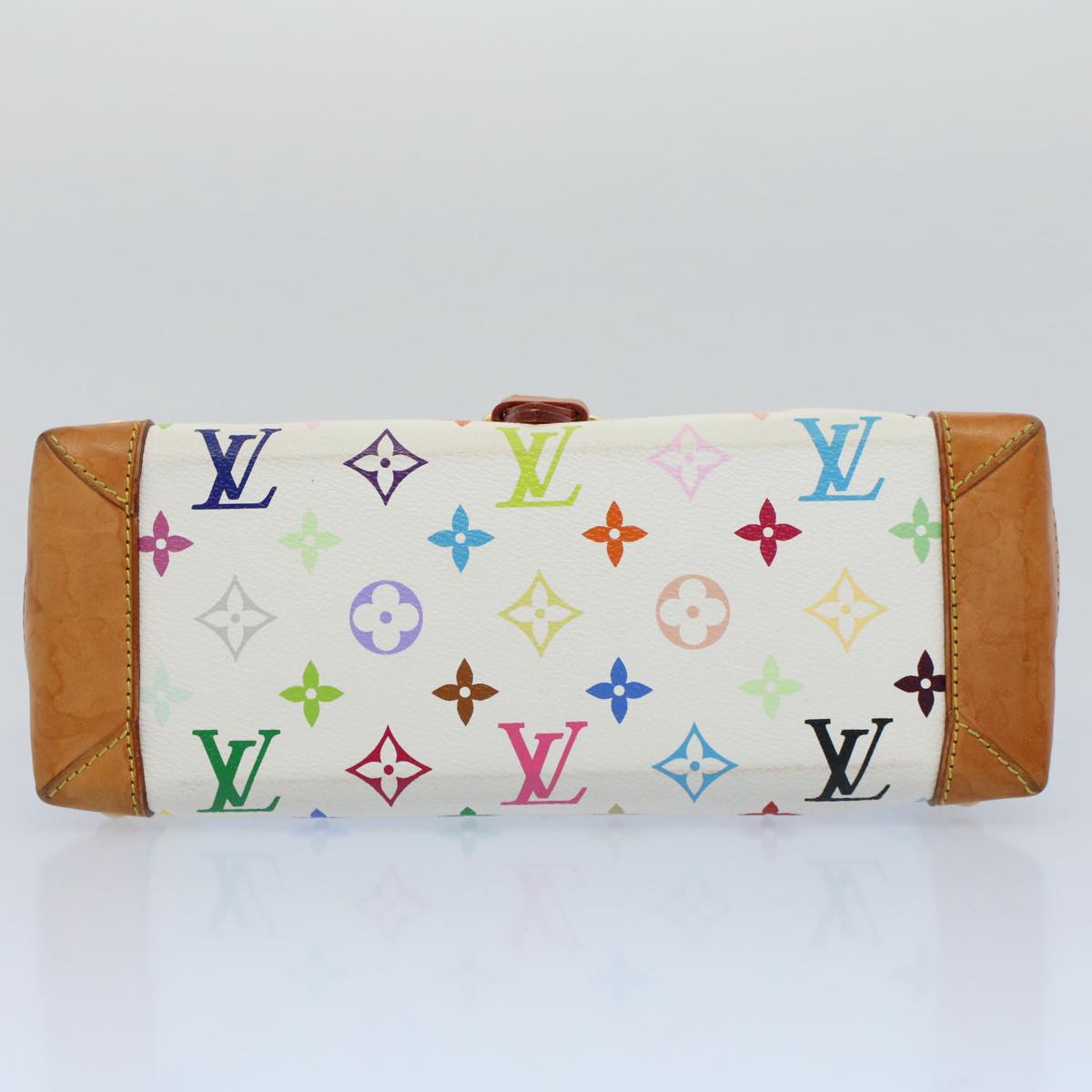 LOUIS VUITTON Monogram Multicolor Eliza Shoulder Bag White M40098 LV Auth 55061