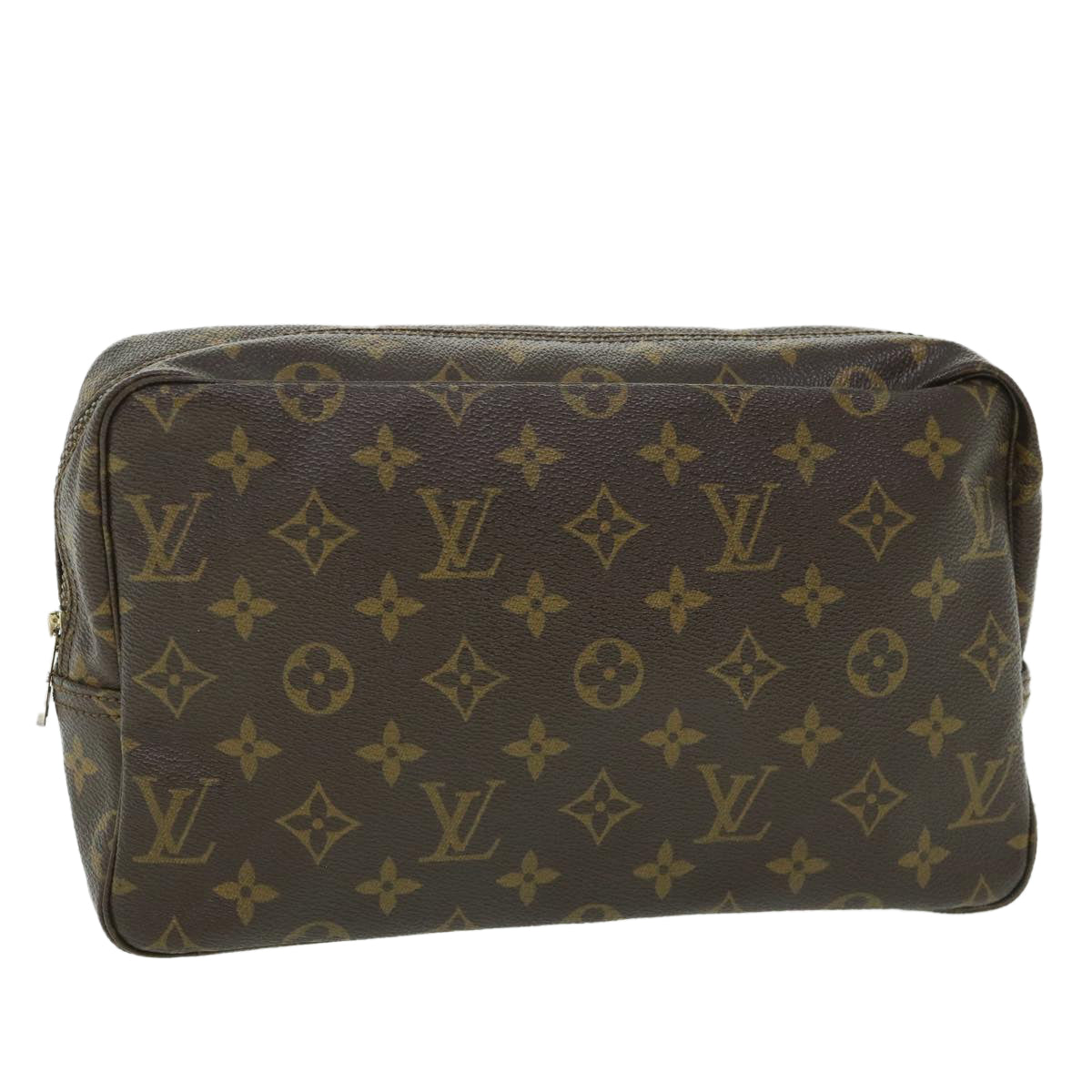 LOUIS VUITTON Monogram Trousse Toilette 28 Clutch Bag M47522 LV Auth 55087