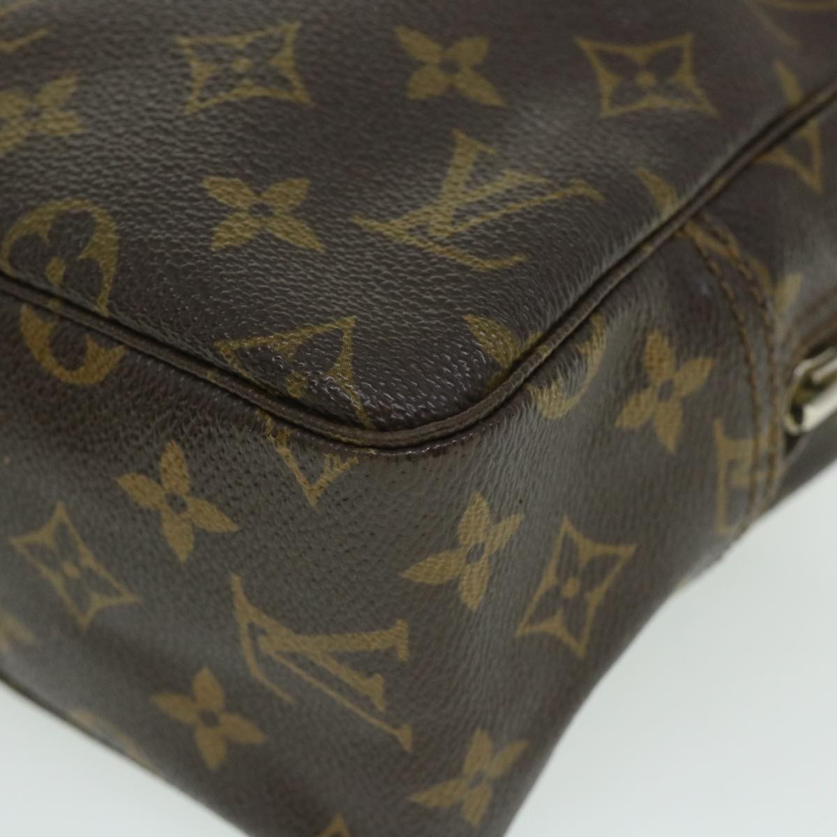 LOUIS VUITTON Monogram Trousse Toilette 28 Clutch Bag M47522 LV Auth 55087