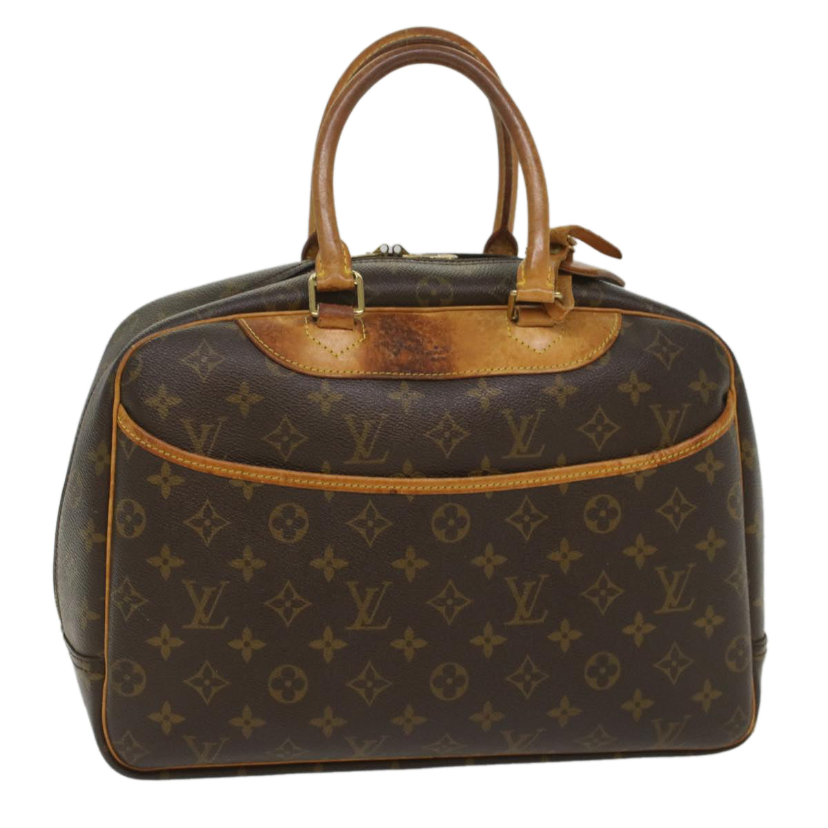 LOUIS VUITTON Monogram Deauville Hand Bag M47270 LV Auth 55094