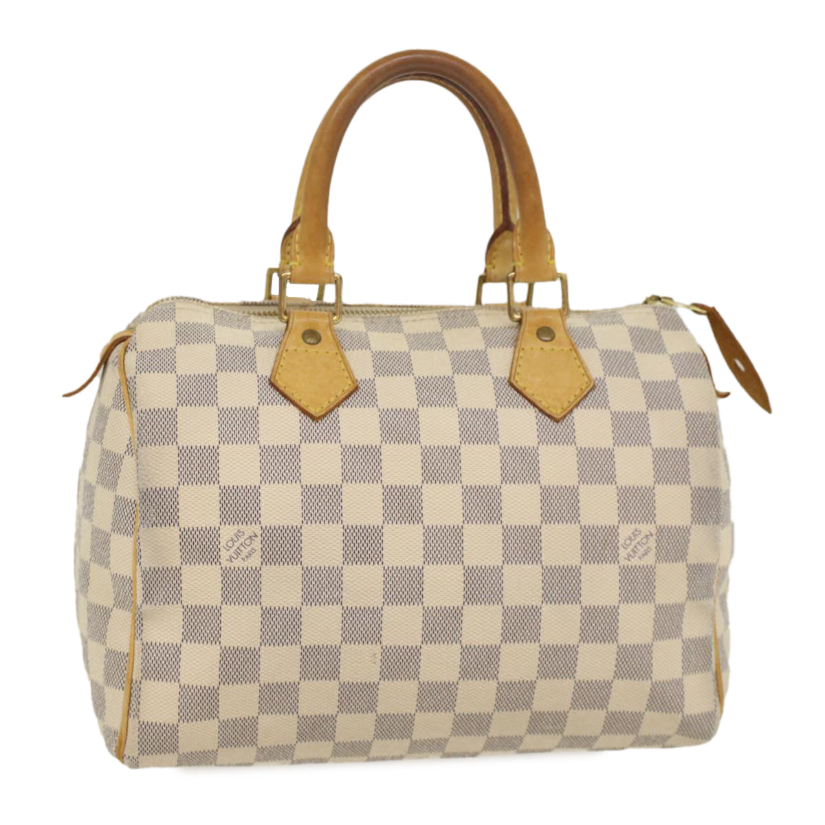 LOUIS VUITTON Damier Azur Speedy 25 Hand Bag N41534 LV Auth 55095