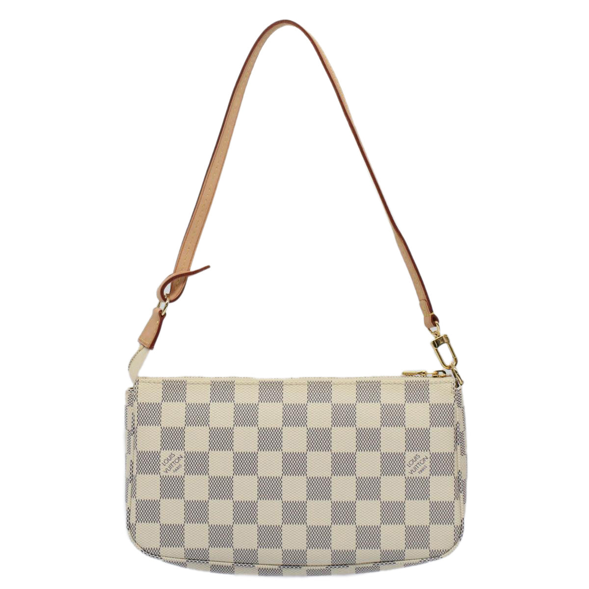 LOUIS VUITTON Damier Azur Pochette Accessoires Pouch N51986 LV Auth 55108A - 0