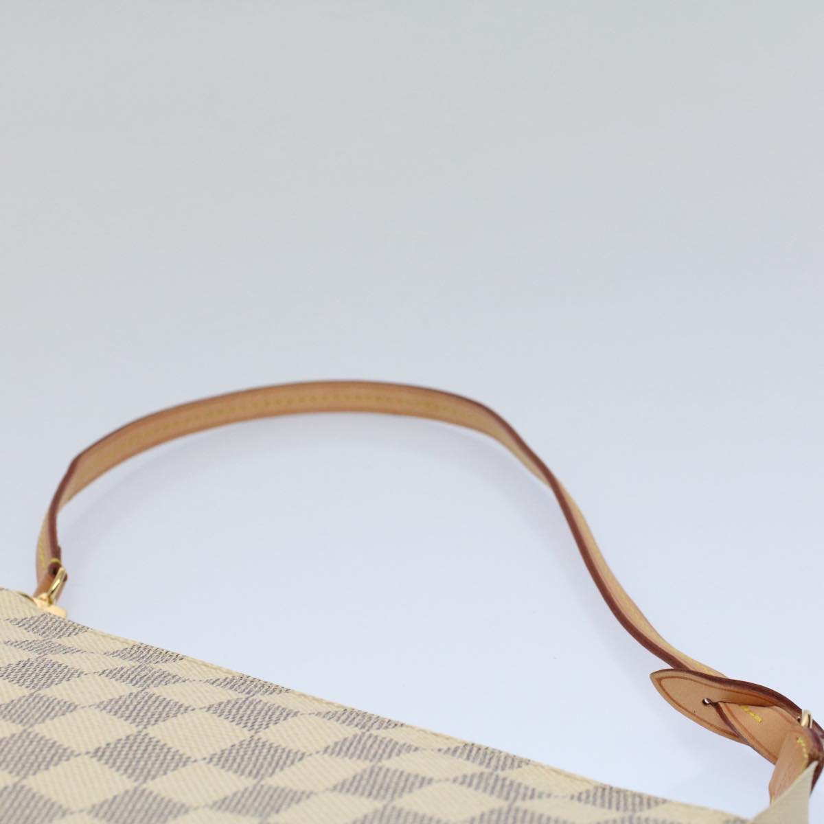 LOUIS VUITTON Damier Azur Pochette Accessoires Pouch N51986 LV Auth 55108A