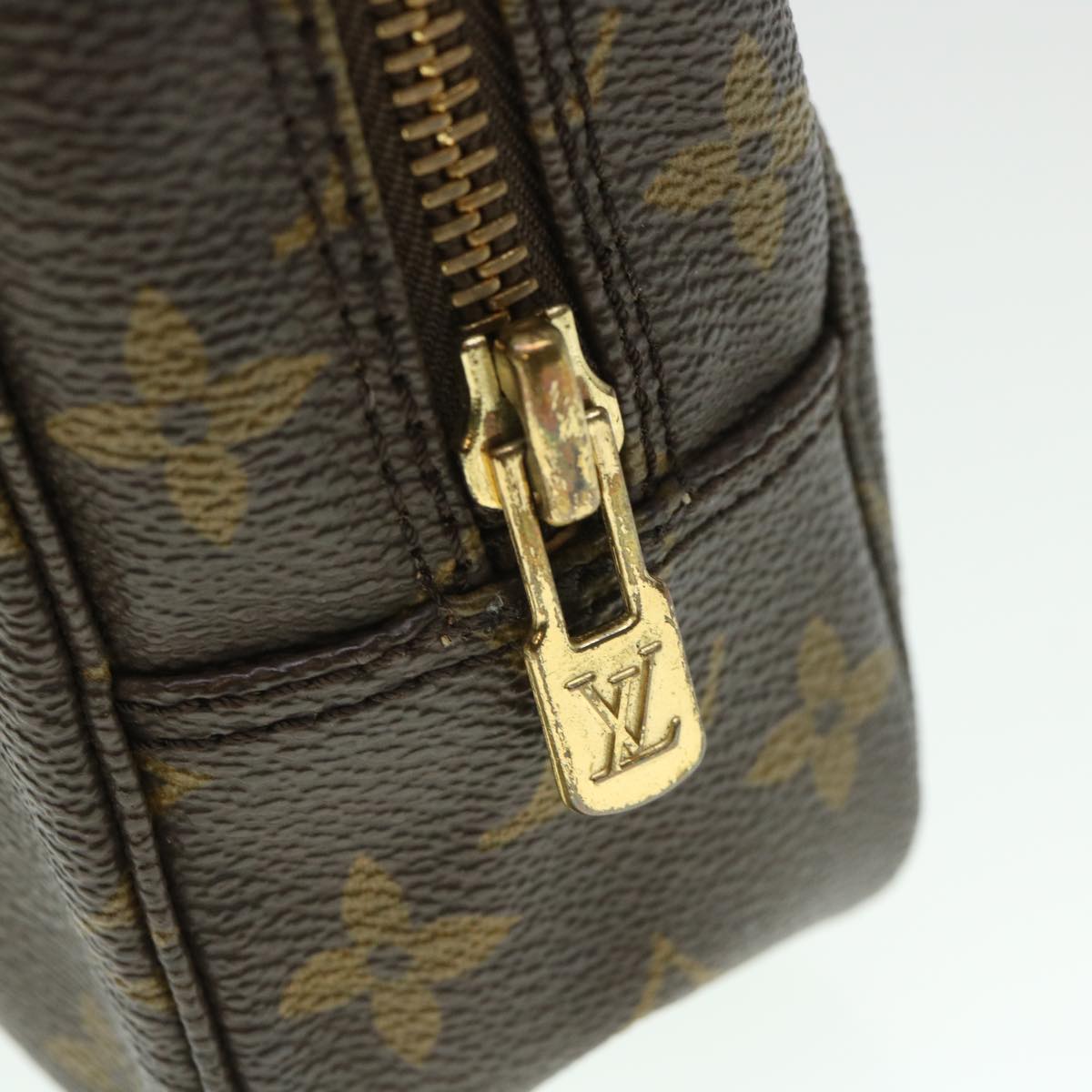 LOUIS VUITTON Monogram Trousse Toilette 23 Clutch Bag M47524 LV Auth 55109