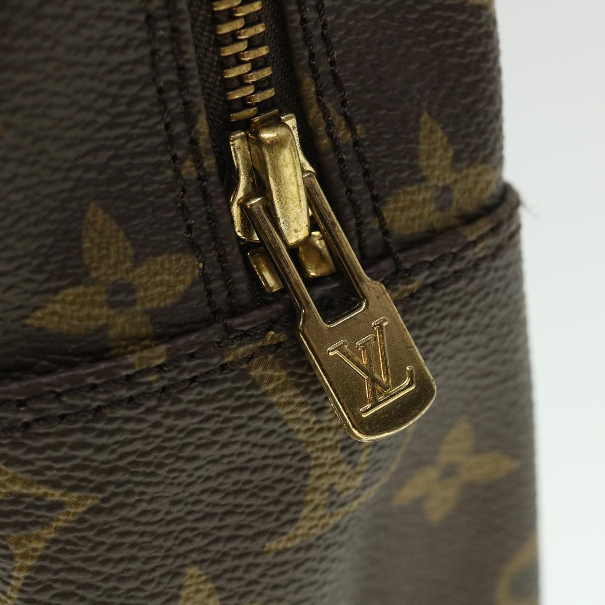 LOUIS VUITTON Monogram Trousse Toilette 28 Clutch Bag M47522 LV Auth 55110