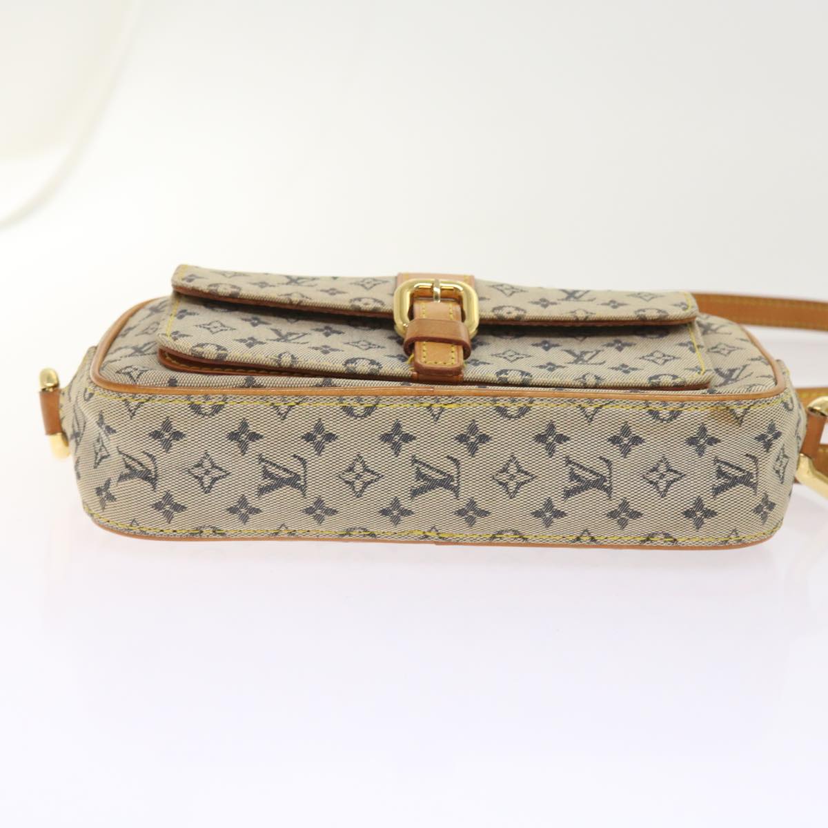 LOUIS VUITTON Monogram Mini Juliet MM Shoulder Bag Blue M92004 LV Auth 55117