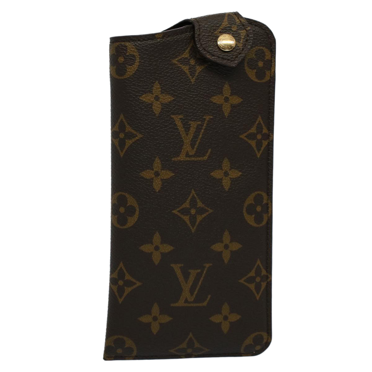 LOUIS VUITTON Monogram Etui Lunette MM Glasses Case M66544 LV Auth 55119