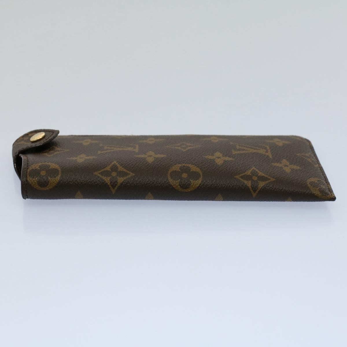 LOUIS VUITTON Monogram Etui Lunette MM Glasses Case M66544 LV Auth 55119