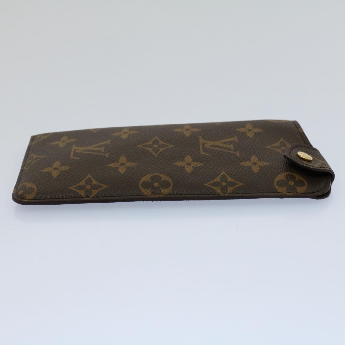 LOUIS VUITTON Monogram Etui Lunette MM Glasses Case M66544 LV Auth 55119