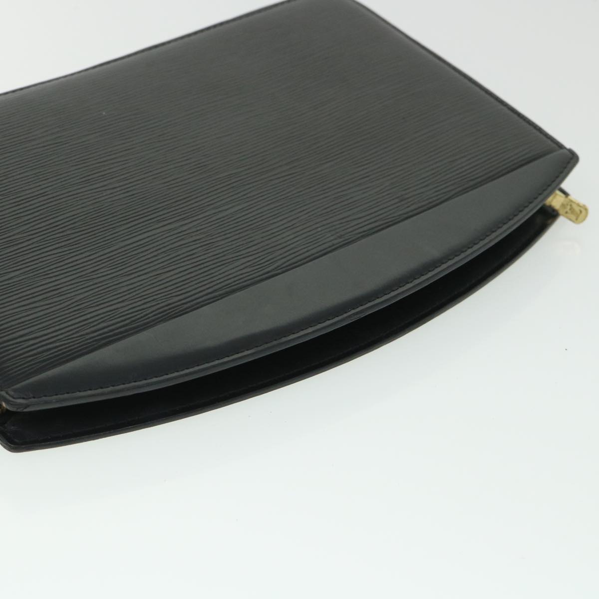 LOUIS VUITTON Epi Trousse Crete Clutch Bag Black M48402 LV Auth 55155