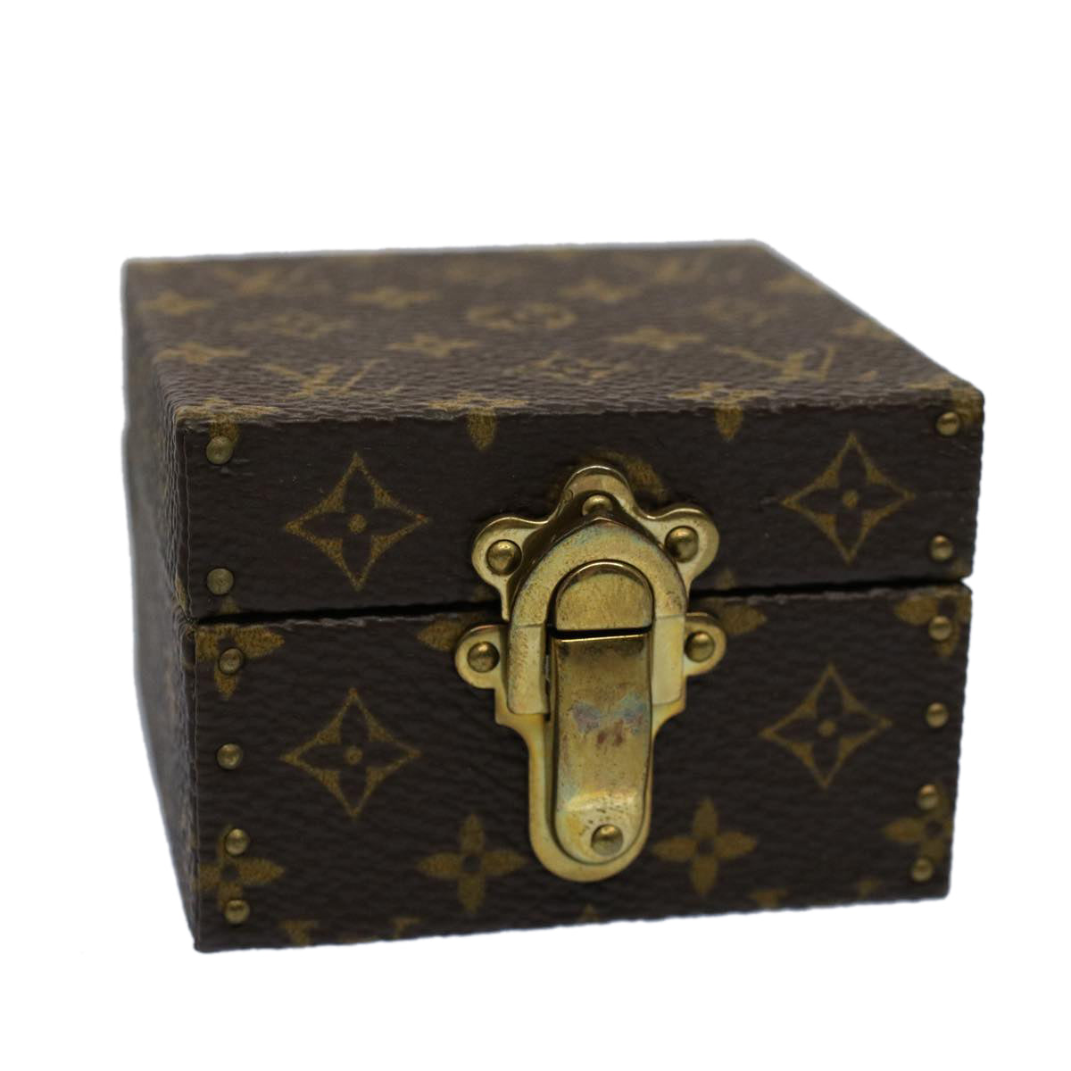 LOUIS VUITTON Monogram Eccrine Declaration Jewelry Box M21010 LV Auth 55159