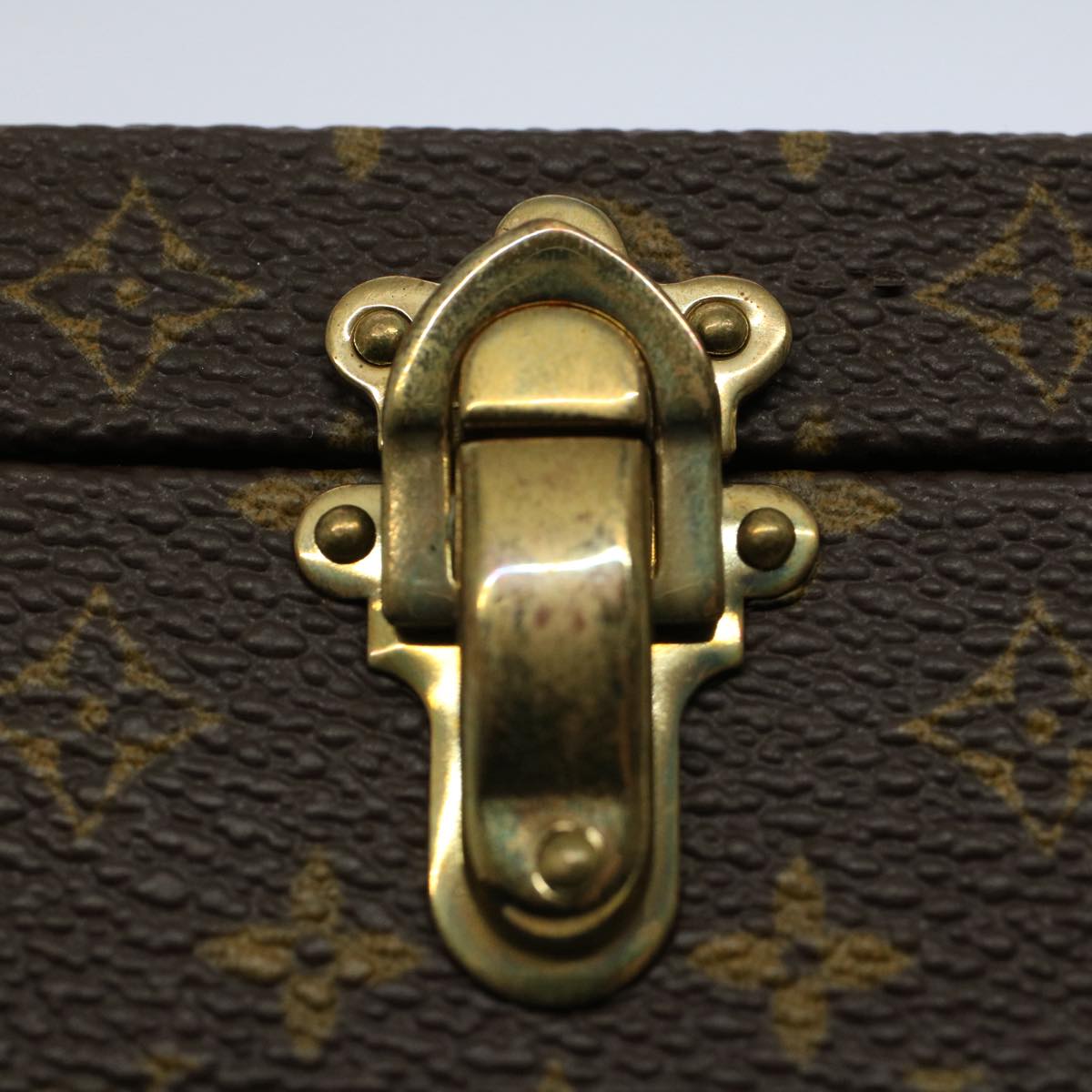 LOUIS VUITTON Monogram Eccrine Declaration Jewelry Box M21010 LV Auth 55159