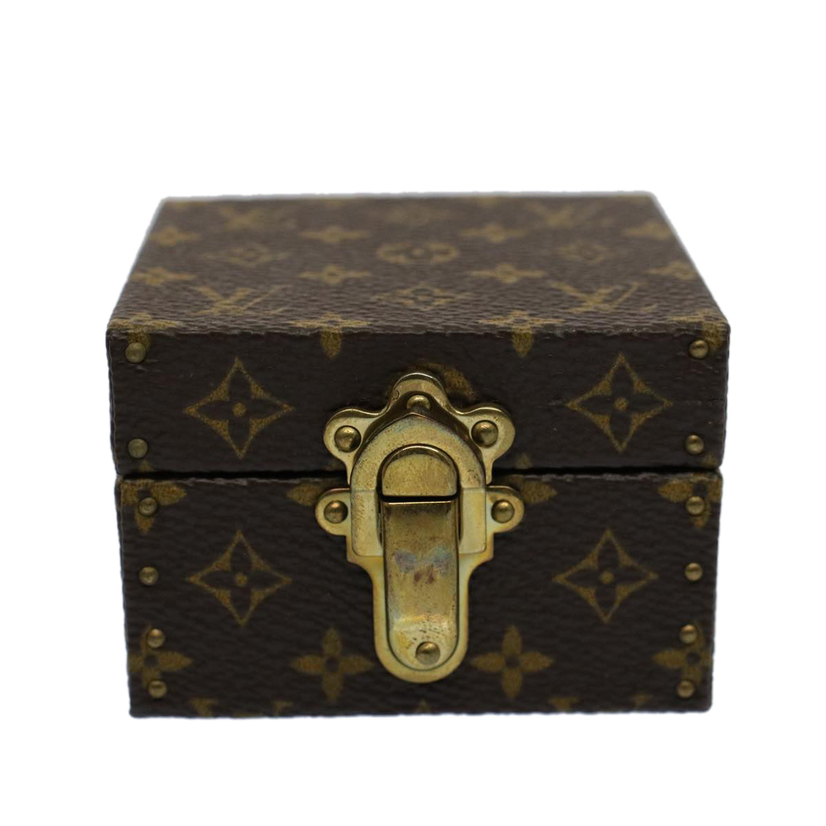 LOUIS VUITTON Monogram Eccrine Declaration Jewelry Box M21010 LV Auth 55159