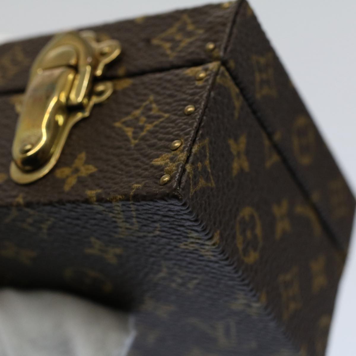 LOUIS VUITTON Monogram Eccrine Declaration Jewelry Box M21010 LV Auth 55159