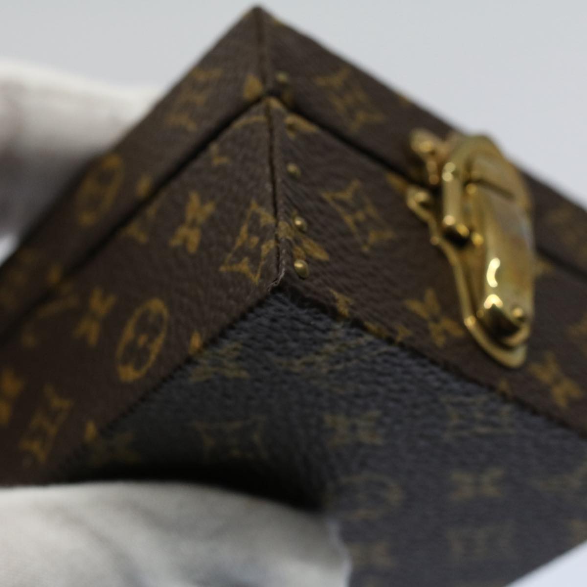 LOUIS VUITTON Monogram Eccrine Declaration Jewelry Box M21010 LV Auth 55159