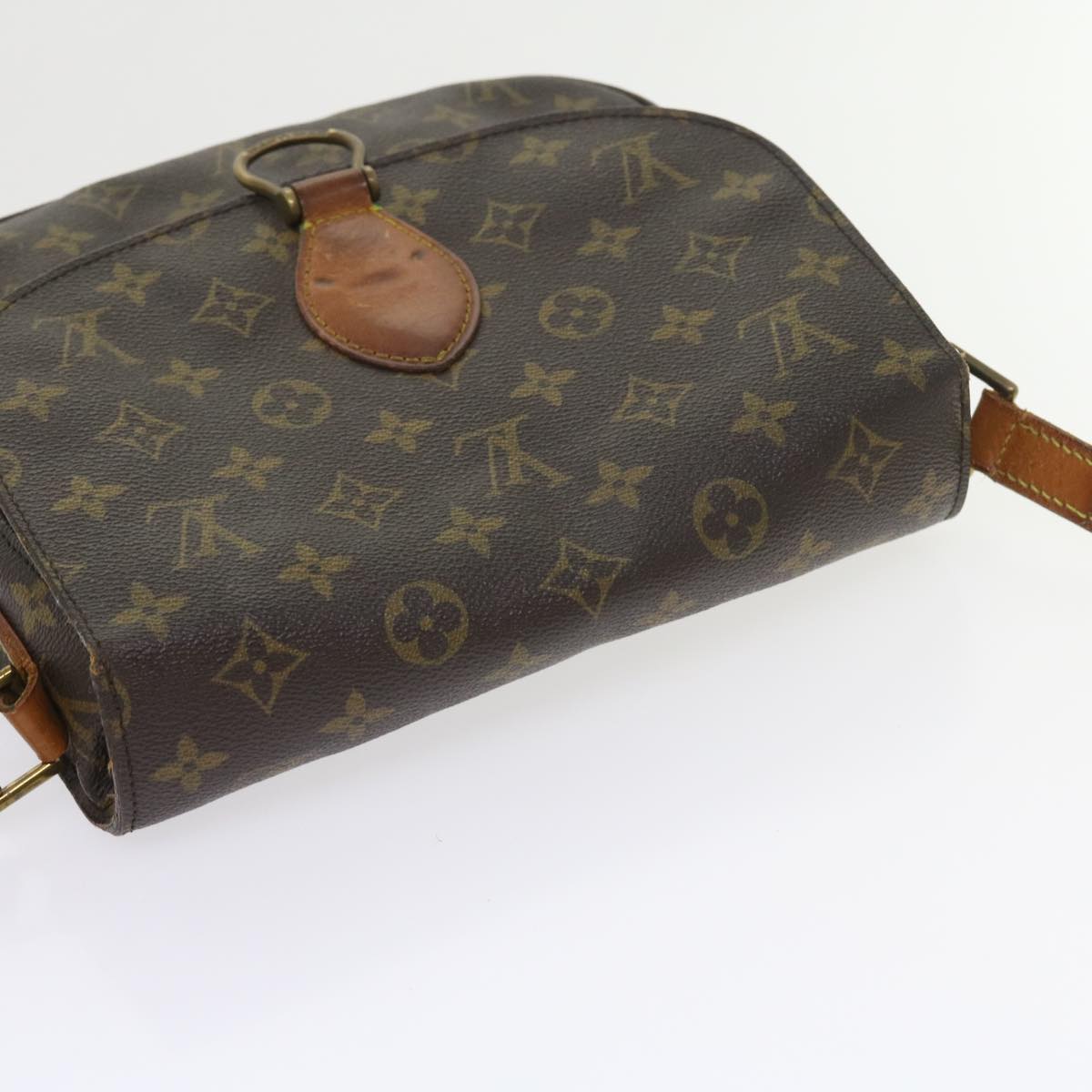 LOUIS VUITTON Monogram Saint Cloud GM Shoulder Bag M51242 LV Auth 55172