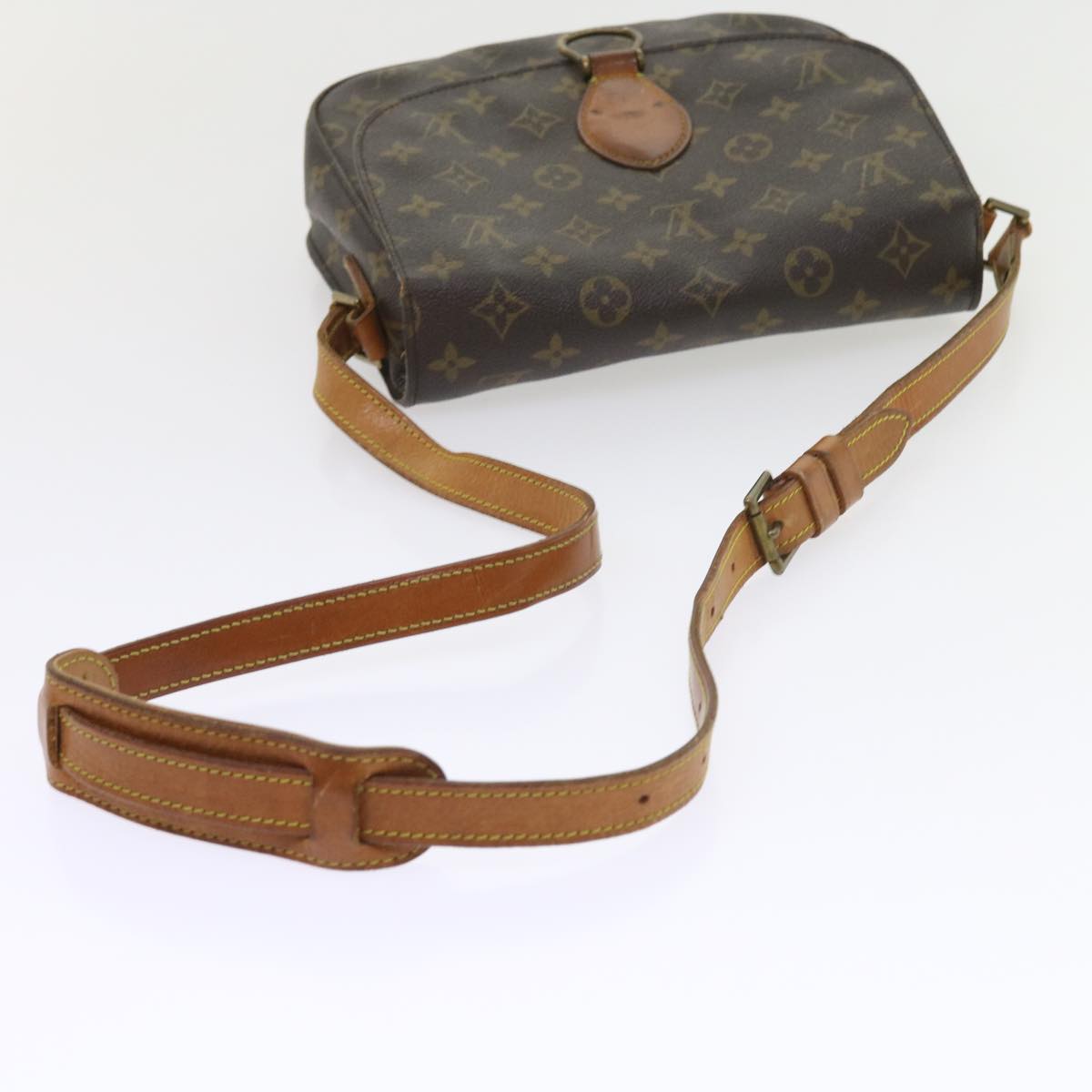 LOUIS VUITTON Monogram Saint Cloud GM Shoulder Bag M51242 LV Auth 55172