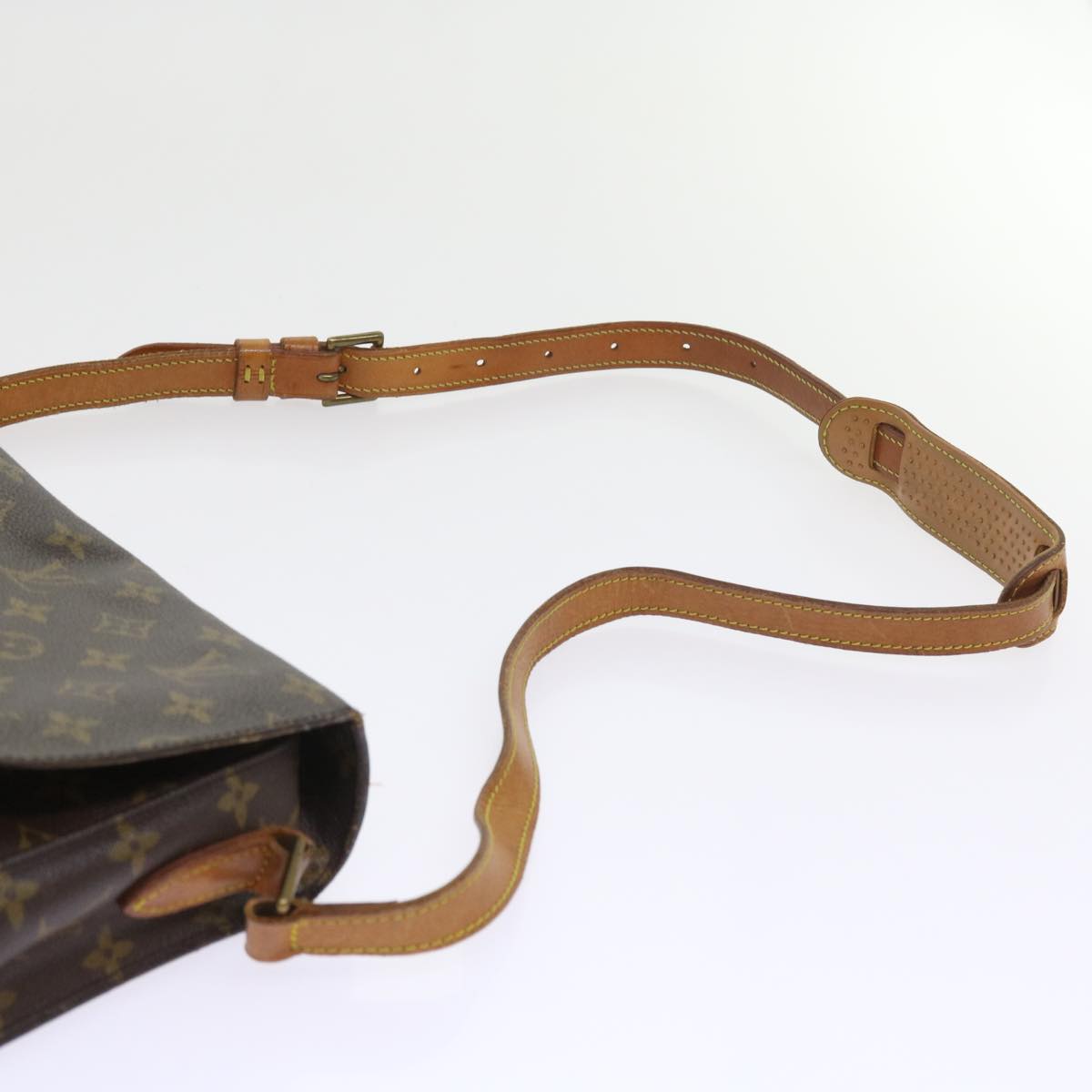 LOUIS VUITTON Monogram Saint Cloud GM Shoulder Bag M51242 LV Auth 55172