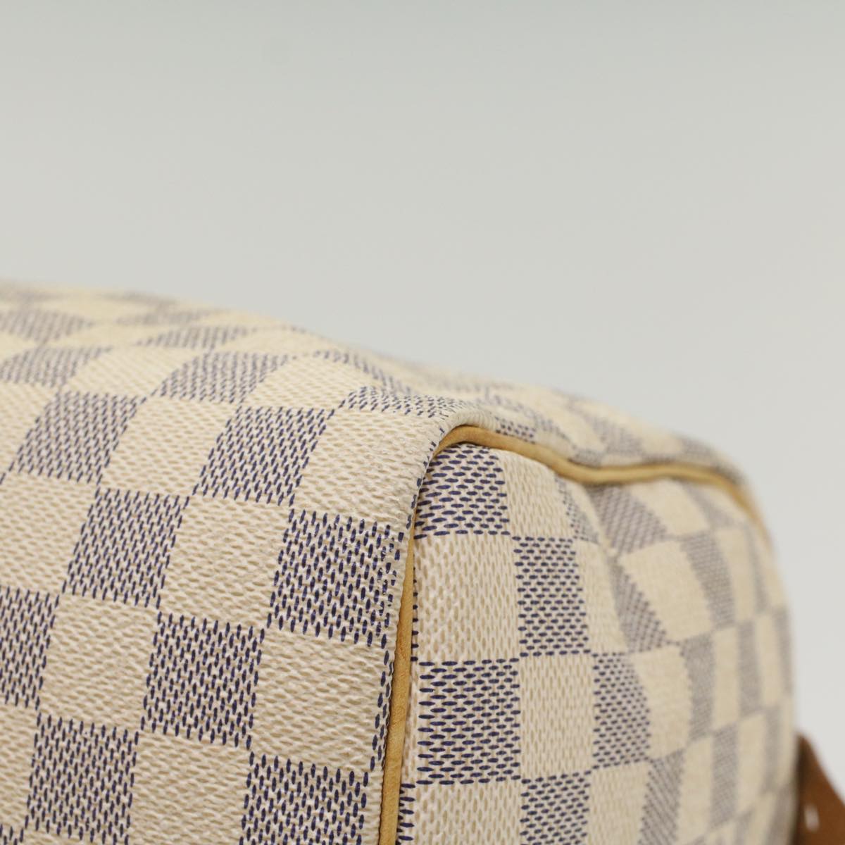 LOUIS VUITTON Damier Azur Speedy 25 Hand Bag N41534 LV Auth 55194