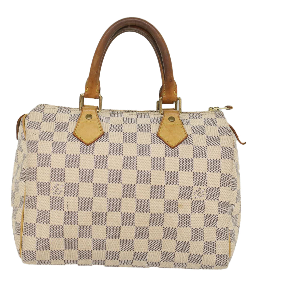 LOUIS VUITTON Damier Azur Speedy 25 Hand Bag N41534 LV Auth 55194